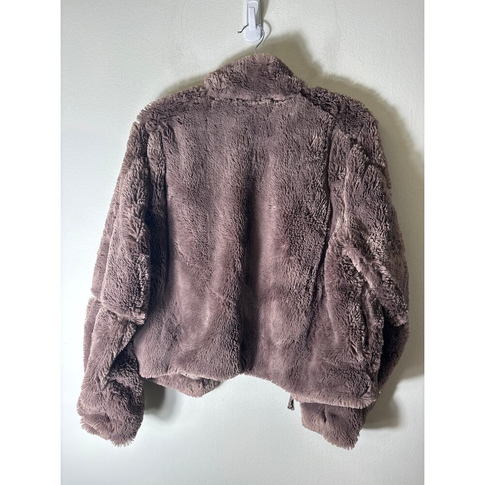 Patagonia Brown Furry Zip Up Jacket Sz M - Picture 3 of 3